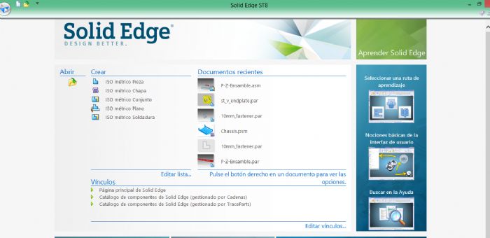 CURSO DE SOLID EDGE ST/8 CAD
